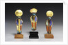 Three Egyptian cobra sculptures by Anonymous