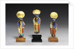 Three Egyptian cobra sculptures by Anonymous