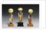 Three Egyptian cobra sculptures by Anonymous