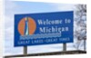 Welcome to Michigan sign by Anonymous