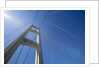 View of tower on Mackinac Bridge by Anonymous