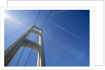 View of tower on Mackinac Bridge by Anonymous