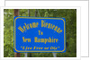Welcome to New Hampshire Sign by Anonymous