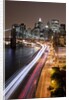 Brooklyn Bridge and Manhattan Skyline, New York City by Anonymous