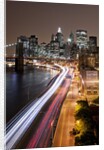 Brooklyn Bridge and Manhattan Skyline, New York City by Anonymous