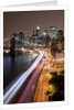 Brooklyn Bridge and Manhattan Skyline, New York City by Anonymous