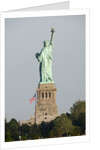 Statue of Liberty seen from behind, New York City by Anonymous