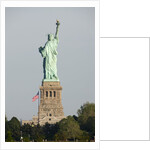Statue of Liberty seen from behind, New York City by Anonymous