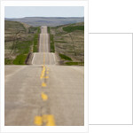 U.S. Highway 85 through rolling prairie in South Dakota by Anonymous