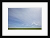 Sky above wheat field by Anonymous
