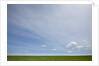 Sky above wheat field by Anonymous