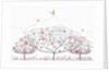 Trees and bird by Anonymous