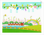 Sunny spring scenery by Anonymous