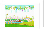 Sunny spring scenery by Anonymous