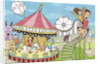 Calendar illustration amusement park by Anonymous