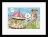 Calendar illustration amusement park by Anonymous