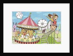 Calendar illustration amusement park by Anonymous