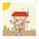 Happy multicultural society by Anonymous