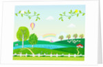 Sunny spring scenery by Anonymous