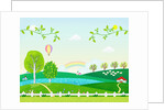 Sunny spring scenery by Anonymous