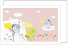Zebras in backdrop by Anonymous