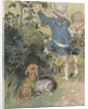 Children picking fruit by Anonymous