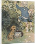 Children picking fruit by Anonymous