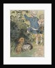 Children picking fruit by Anonymous