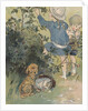 Children picking fruit by Anonymous