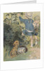 Children picking fruit by Anonymous