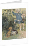 Children picking fruit by Anonymous