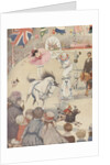 Spectators watching circus performers by Anonymous