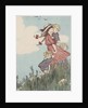 Children standing on hill by Anonymous