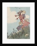 Children standing on hill by Anonymous