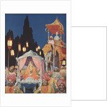 Indian wedding procession by Anonymous