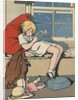 Girl reading book by Anonymous