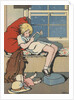 Girl reading book by Anonymous