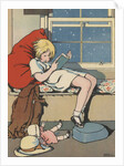 Girl reading book by Anonymous
