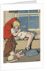 Girl reading book by Anonymous