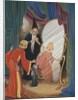 Wizard showing girl her changed reflection by Anonymous