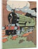 Locomotive train emerging from tunnel by Anonymous