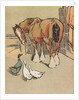 Horse and ducks by Anonymous