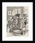 Sick cat being fed gruel by Anonymous