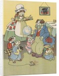 Dog family blowing bubbles by Anonymous