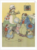 Dog family blowing bubbles by Anonymous
