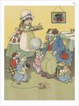 Dog family blowing bubbles by Anonymous