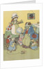 Dog family blowing bubbles by Anonymous