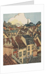 Rooftops of houses by Anonymous