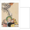 Children looking at owls by Anonymous