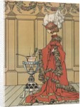 Princess stirring saucepan by Anonymous